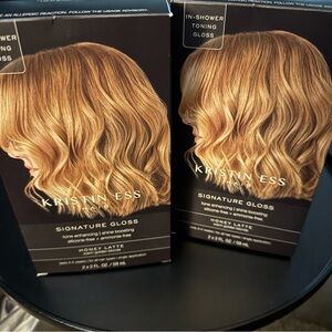 2 Boxes Kristin Ess Honey Latte Signature Gloss-Sealed Box